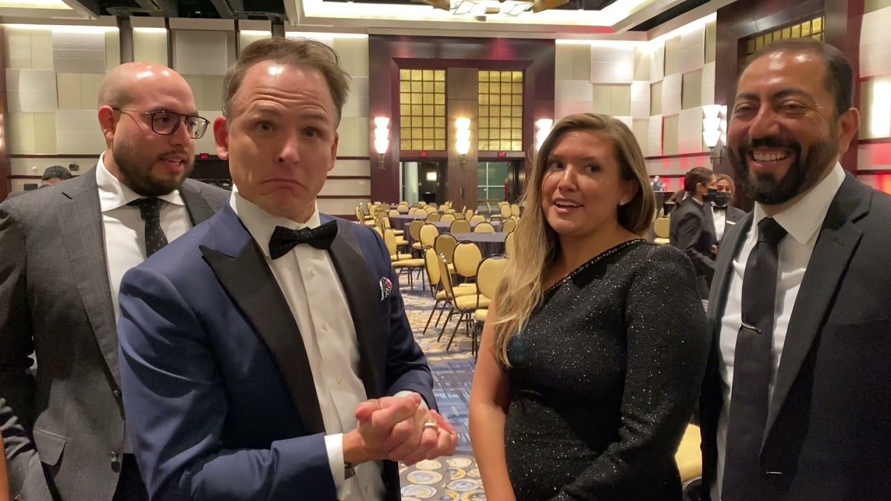 Audio-visual production at a Houston awards show